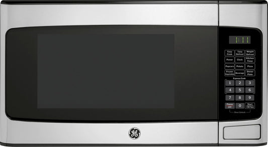 GE - 1.1 Cu. Ft. Countertop Microwave with Convenience Cooking Controls - Stainless Steel