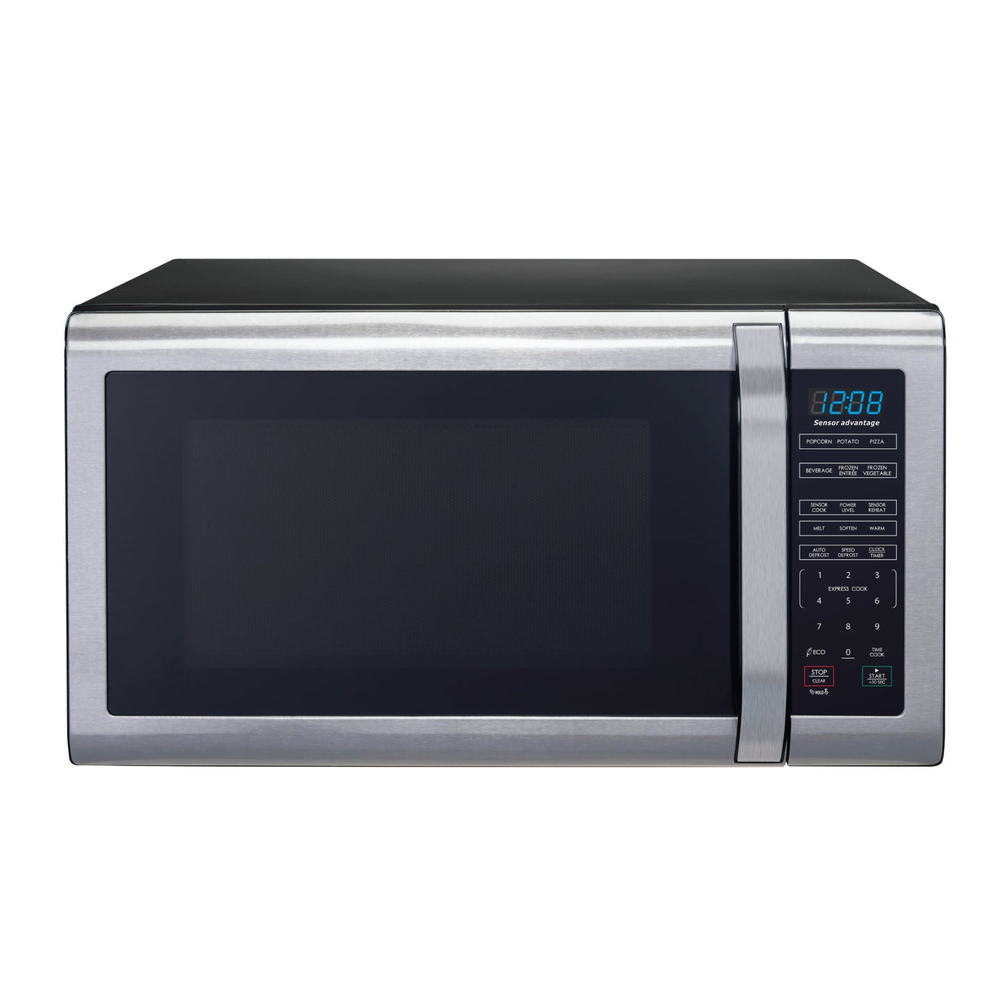 Toscana TCCMWX14S211 1.4 cu.ft. 1100-Watt Countertop Microwave Oven - Black/ Stainless Steel