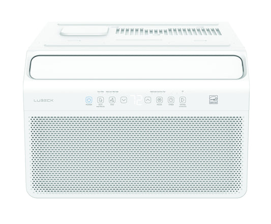 Aire acondicionado de ventana Lubeck B12HRFN8BCL0 de 12 000 BTU, color blanco