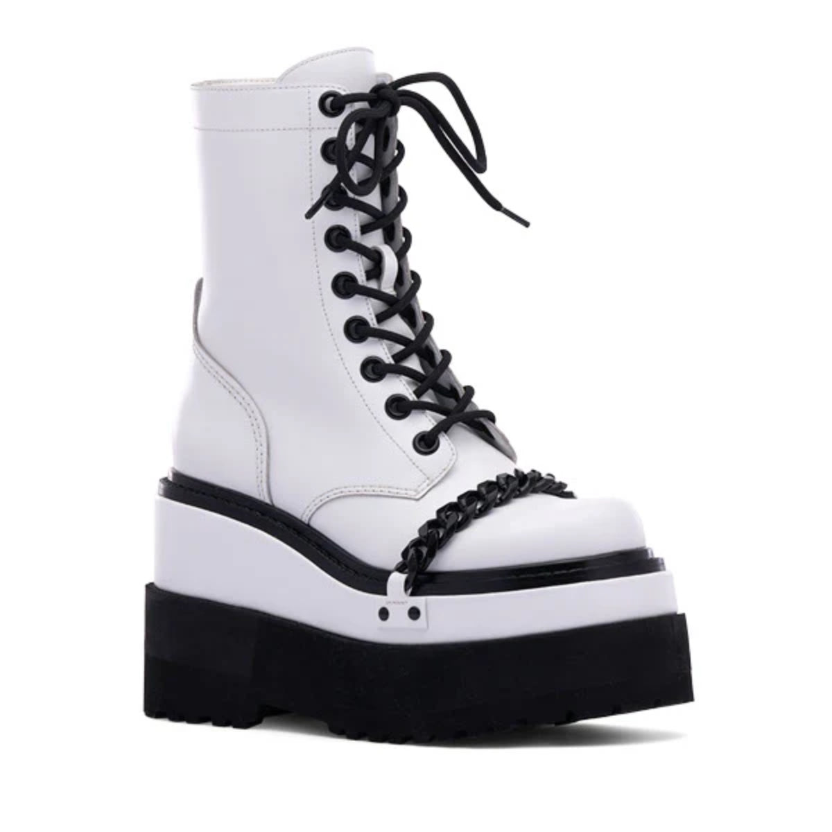 D'Amelio Women's Camdon Platform Boots (Size 6) - White