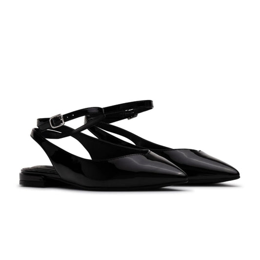 D'Amelio - Zapatos planos con tira trasera Siana para mujer (talla 6,5) - Negro