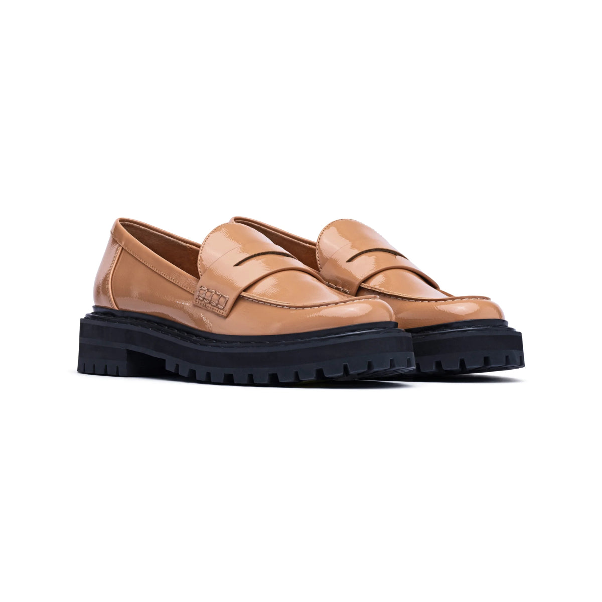 Zapatos mocasines Prescia D'Amelio para mujer (talla 6,5) - Arena