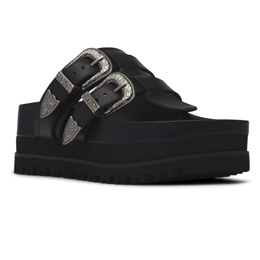 D'Amelio Women's Nyra Sandal (Size 6.5) - Black