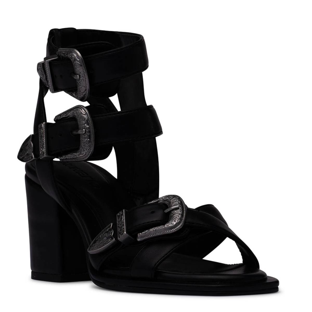 D'Amelio Women's Imella Block Heel Sandal (Size 6.5) - Black