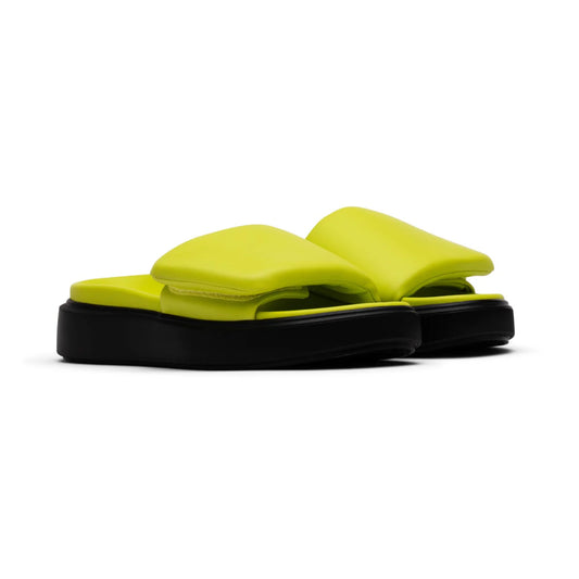 D'Amelio Women's Reklis Slides (Size 6) - Citron Green