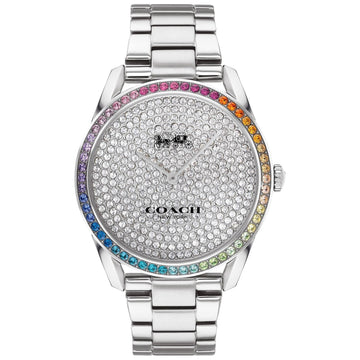 Coach Preston Rainbow Crystal Bracelet Watch 36mm - Curacao