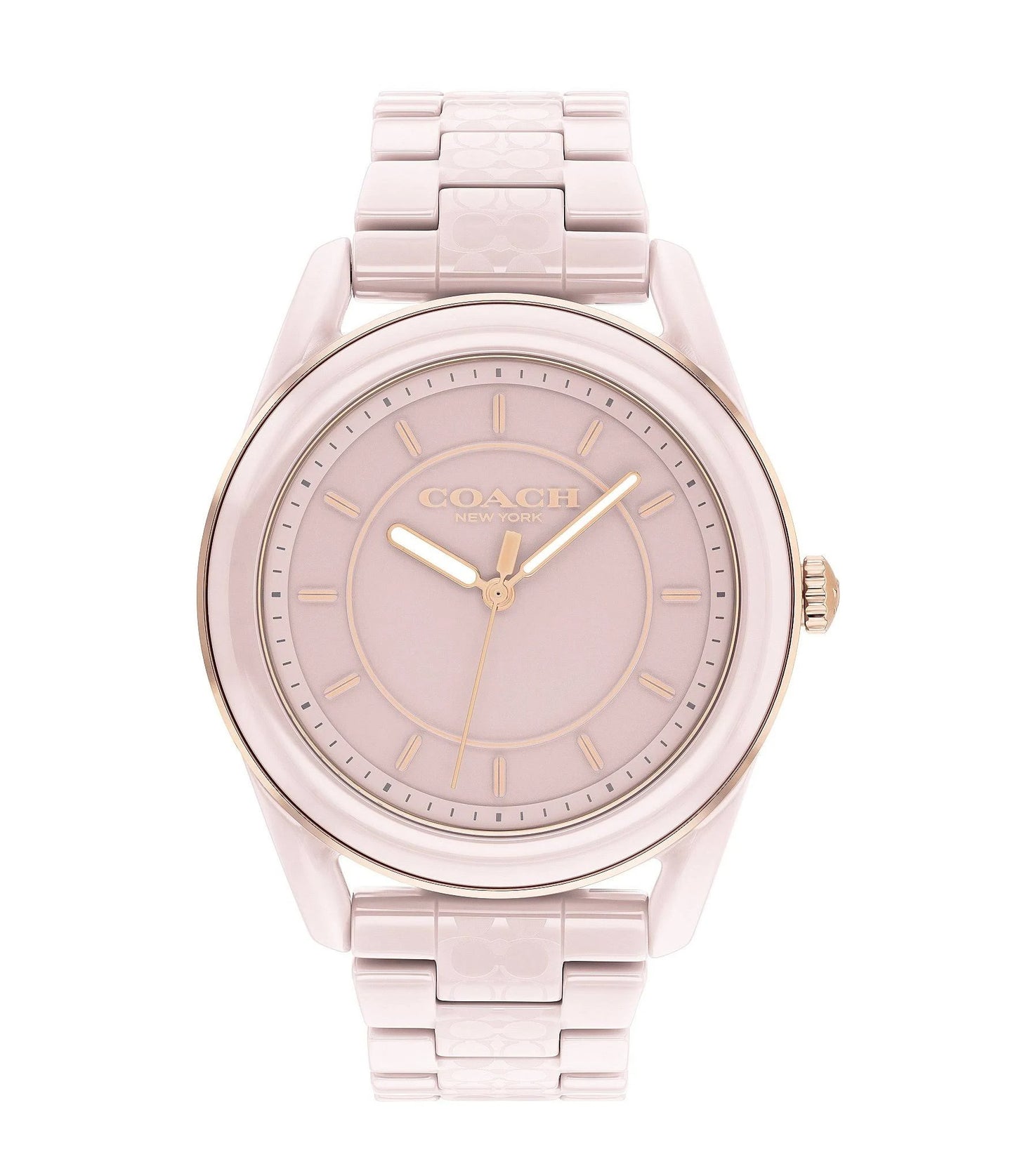 Coach Preston Blush Ceramic Ladies Watch 38mm - Curacao