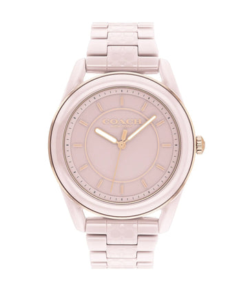 Coach Preston Blush Ceramic Ladies Watch 38mm - Curacao