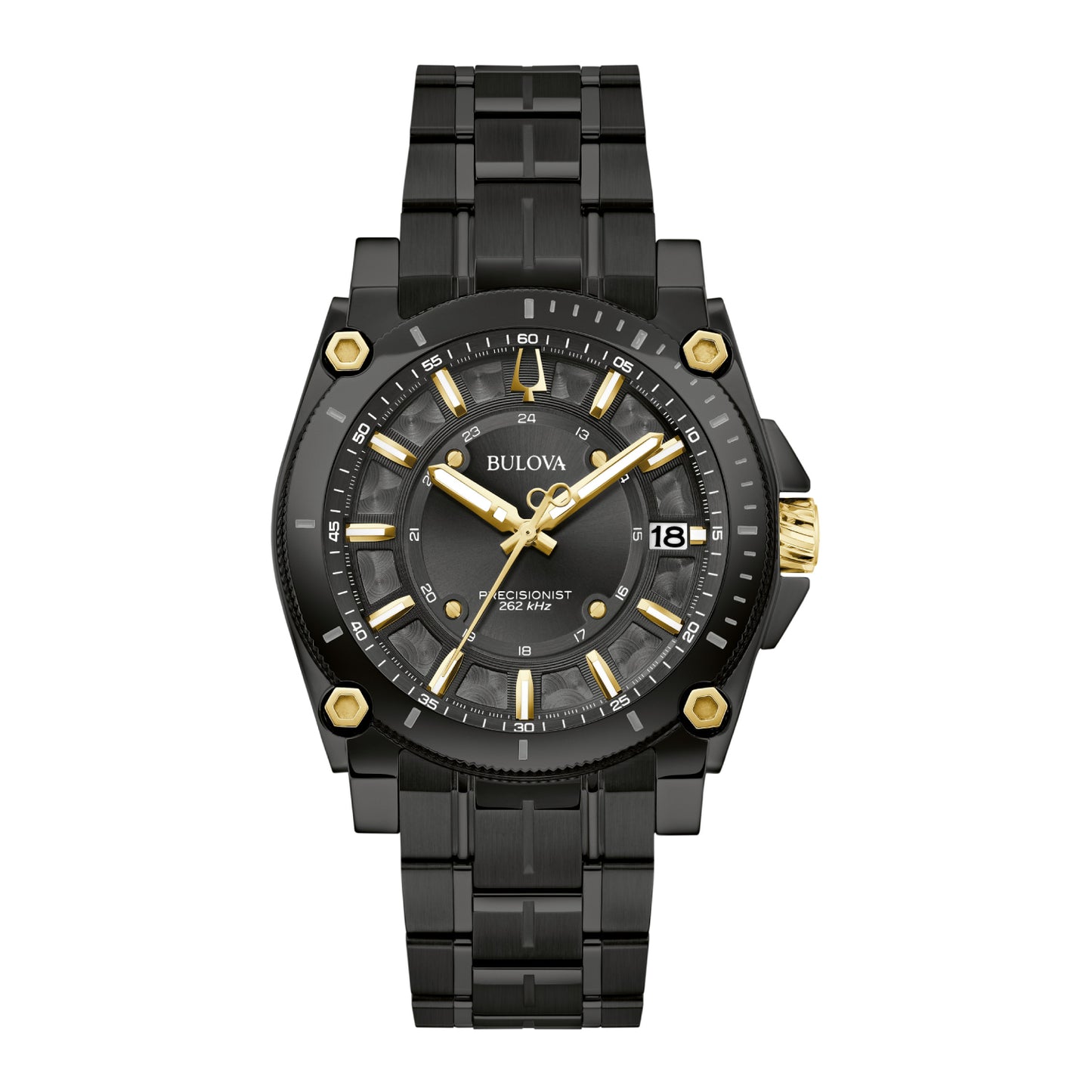 Reloj de pulsera HPQ Precisionist de 40 mm para hombre de Bulova Icon, color negro