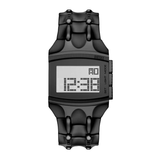 Diesel Croco Men's 33mm Automatic Bracelet Watch - Black
