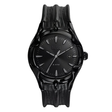Reloj Diesel Vert para hombre con correa de cuarzo de 44 mm, color negro