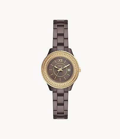 Fossil Stella Women's 30mm Bracelet Watch Brown