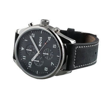 Hugo Boss Men's 44mm View Chronograph Bracelet Watch - Black
