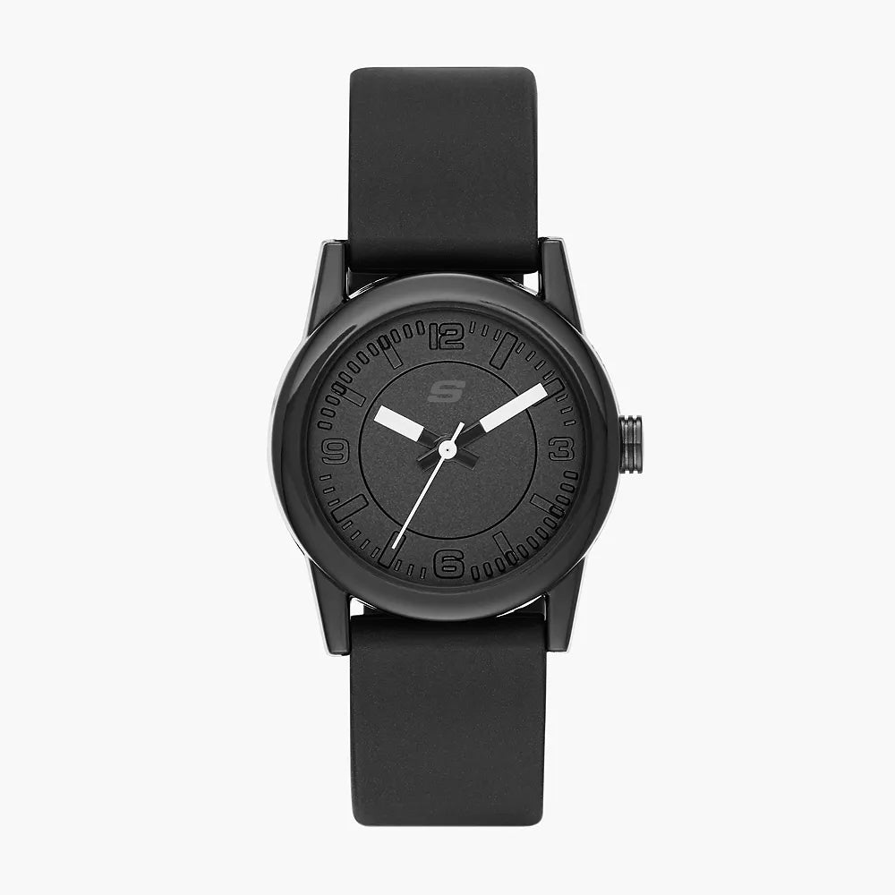 Reloj analógico Skechers Rosencrans Mini para mujer, correa de 30 mm, color negro