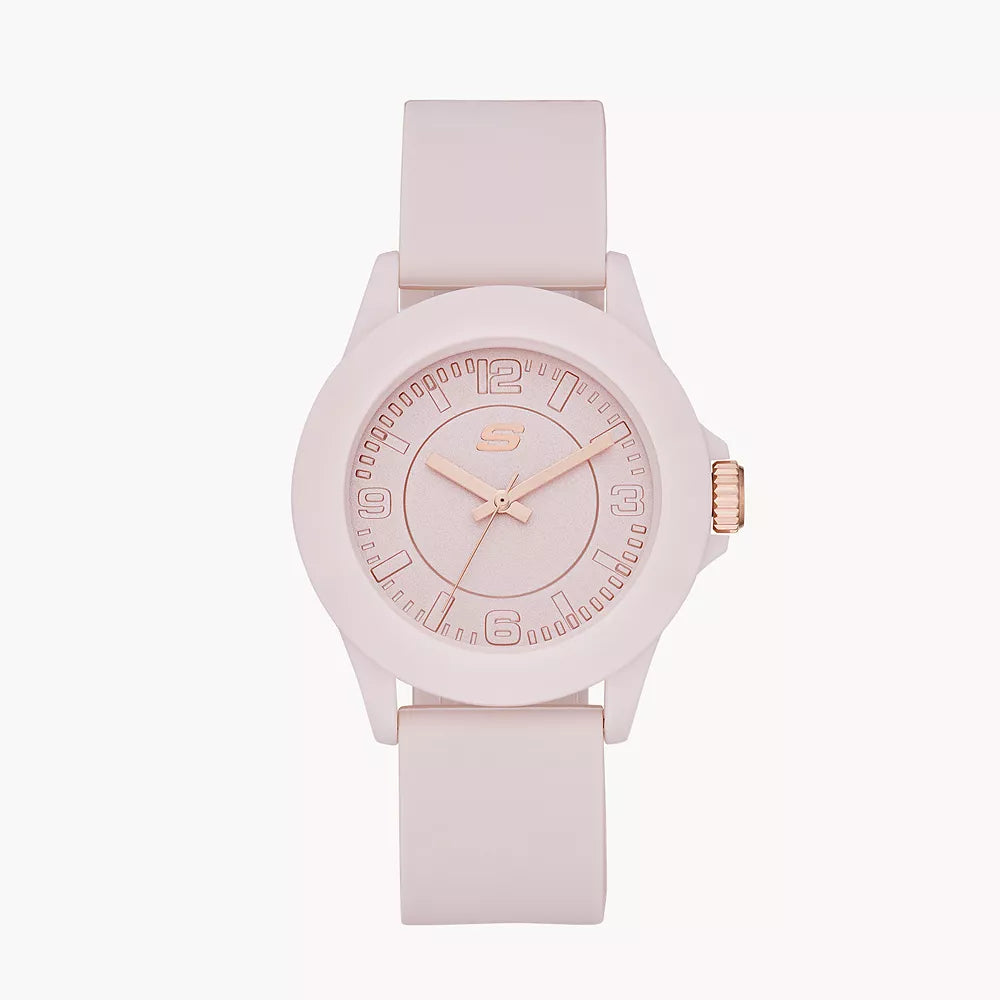 Reloj analógico Skechers Rosencrans para mujer, correa de 40 mm, color rosa