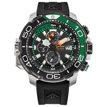 Citizen Promaster Aqualand Men's 46mm Eco-Drive Stainless Steel Bracelet Watch - Black - Curacao