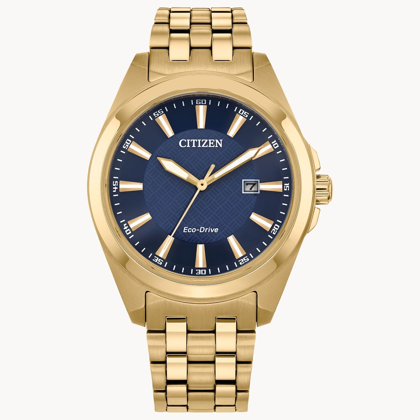 Reloj Citizen Peyten Eco-Drive de 41 mm con pulsera de acero inoxidable para hombre, esfera azul 