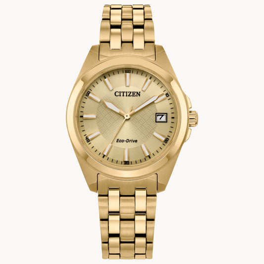 Citizen Peyten Women's 33mm Eco Drive Stainless Steel Bracelet Watch - Gold