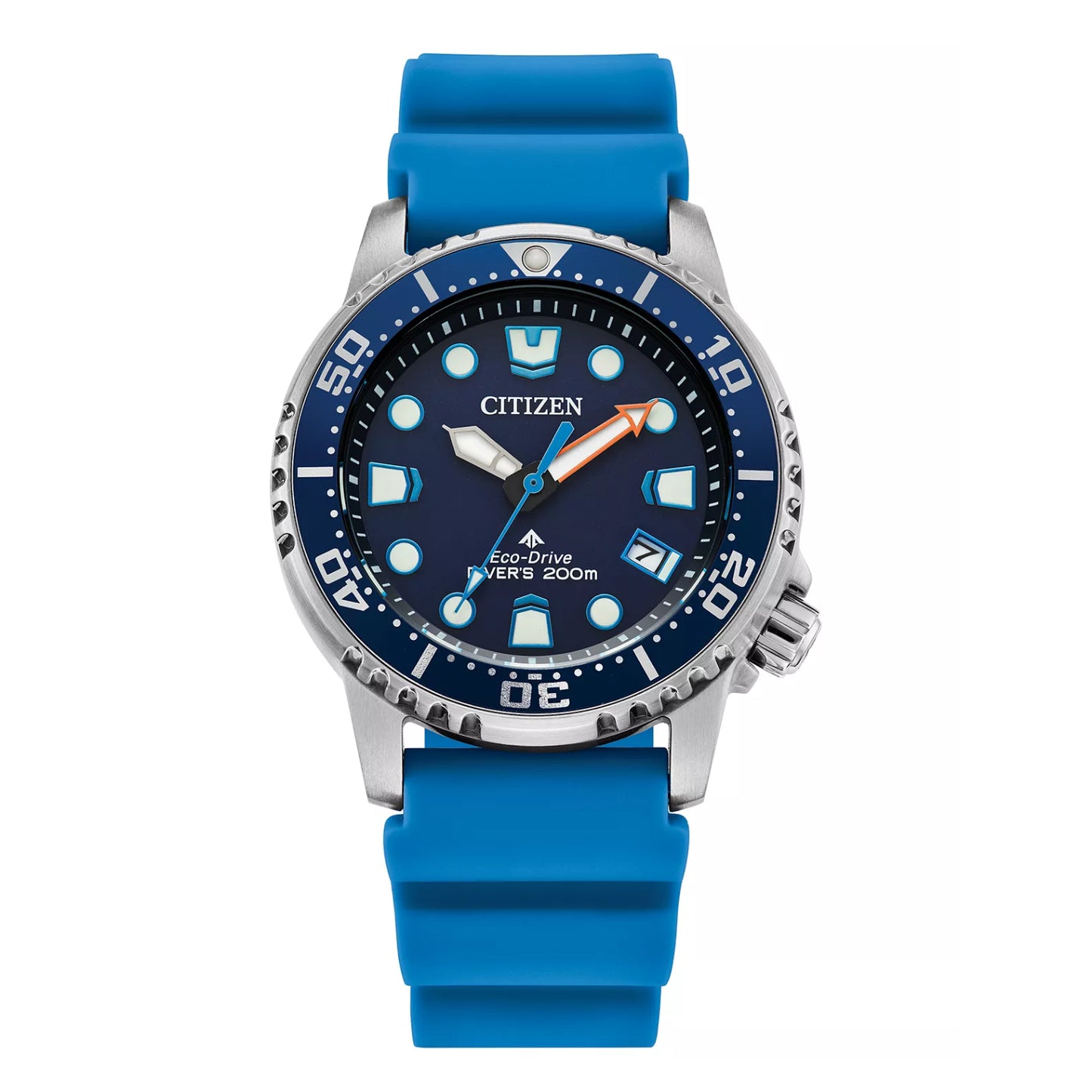 Reloj Citizen Eco-Drive para hombre con correa de 37 mm, color azul