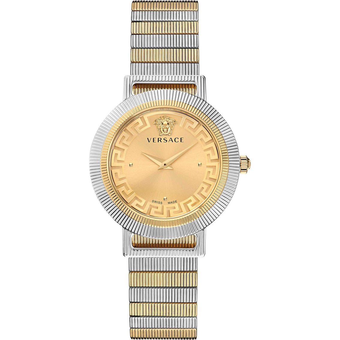 Versace Greca Women's 36mm Quartz Stainless Steel Bracelet Watch
