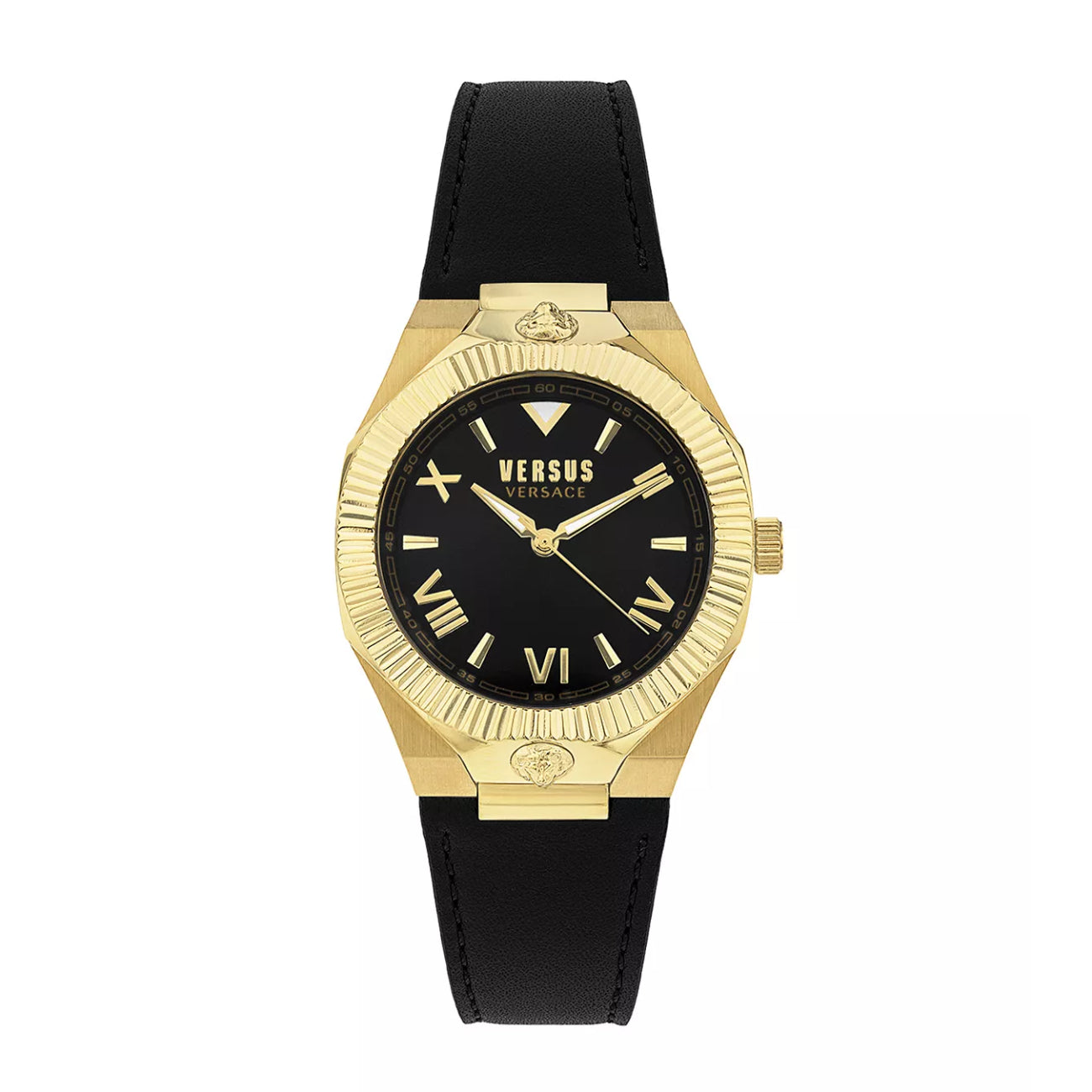 Versus Versace Echo Park Women's 36mm Three-Hand Strap Watch - Black