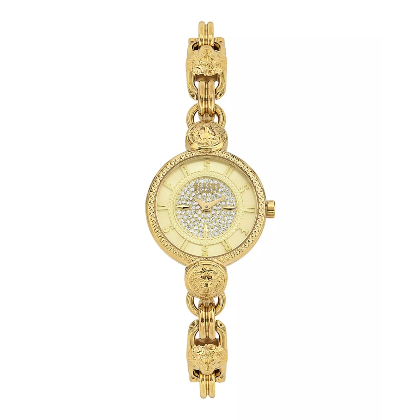 Versus Versace Les Docks Petite Women's 30mm Two-Hand Bracelet Watch - Gold