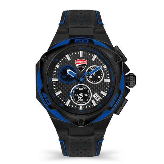 Ducati Corse Motore Men's 49mm Strap Watch - Black