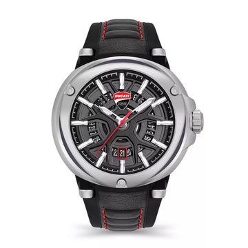 Ducati Corse Partenza Men's 49mm Strap Watch - Black Dial