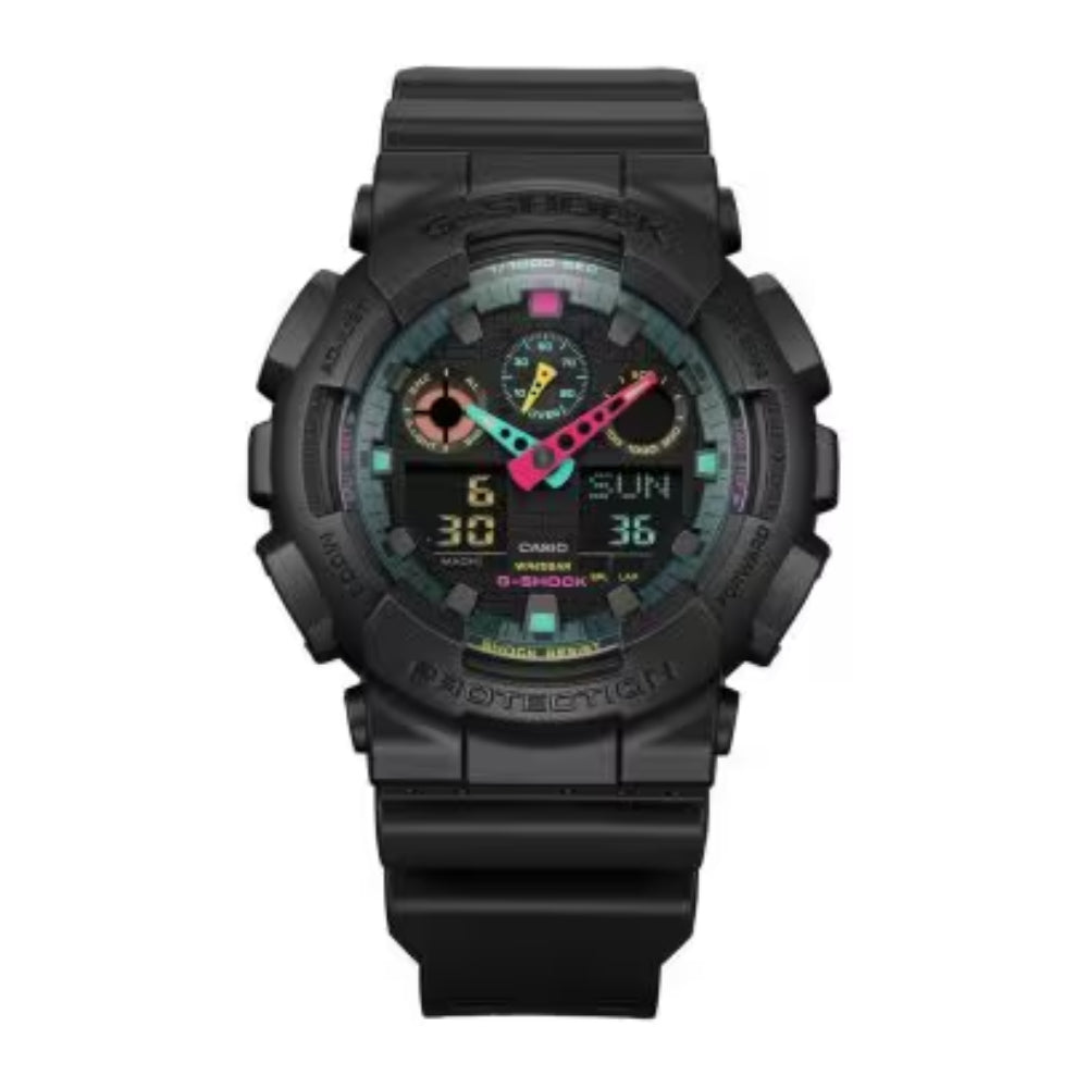 Reloj Casio G-Shock con correa analógica digital de 51,2 mm para hombre, color negro