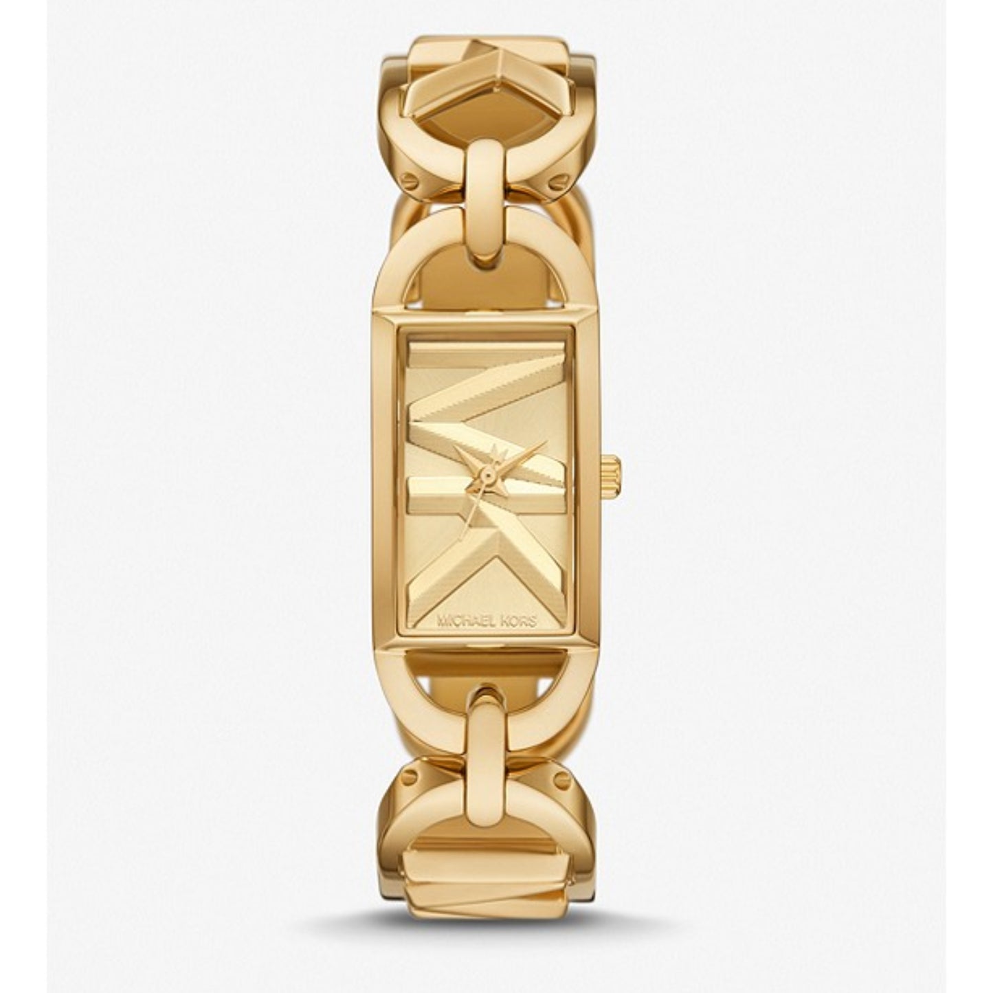 Reloj de pulsera de cuarzo Michael Kors Mini Empire para mujer de 30 mm - Dorado