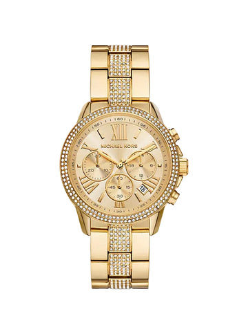 Michael Kors Brynn Women's 40 mm Analog  Chronograph Bracelet Watch - Gold