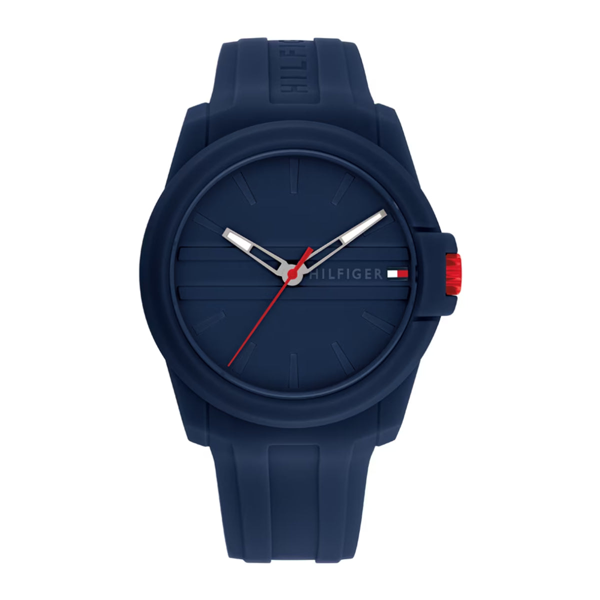 Reloj para hombre Tommy Hilfiger Austin con correa de tres manecillas de 44 mm, color azul