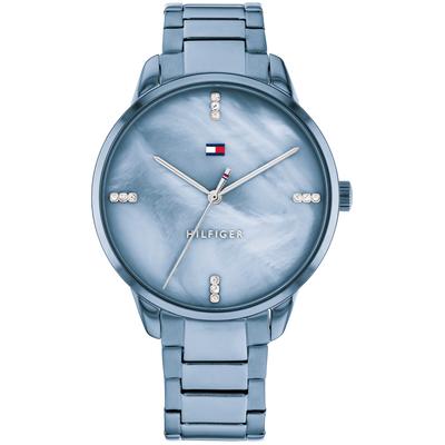 Reloj de pulsera de cuarzo Tommy Hilfiger Paige para mujer de 30 mm, color azul