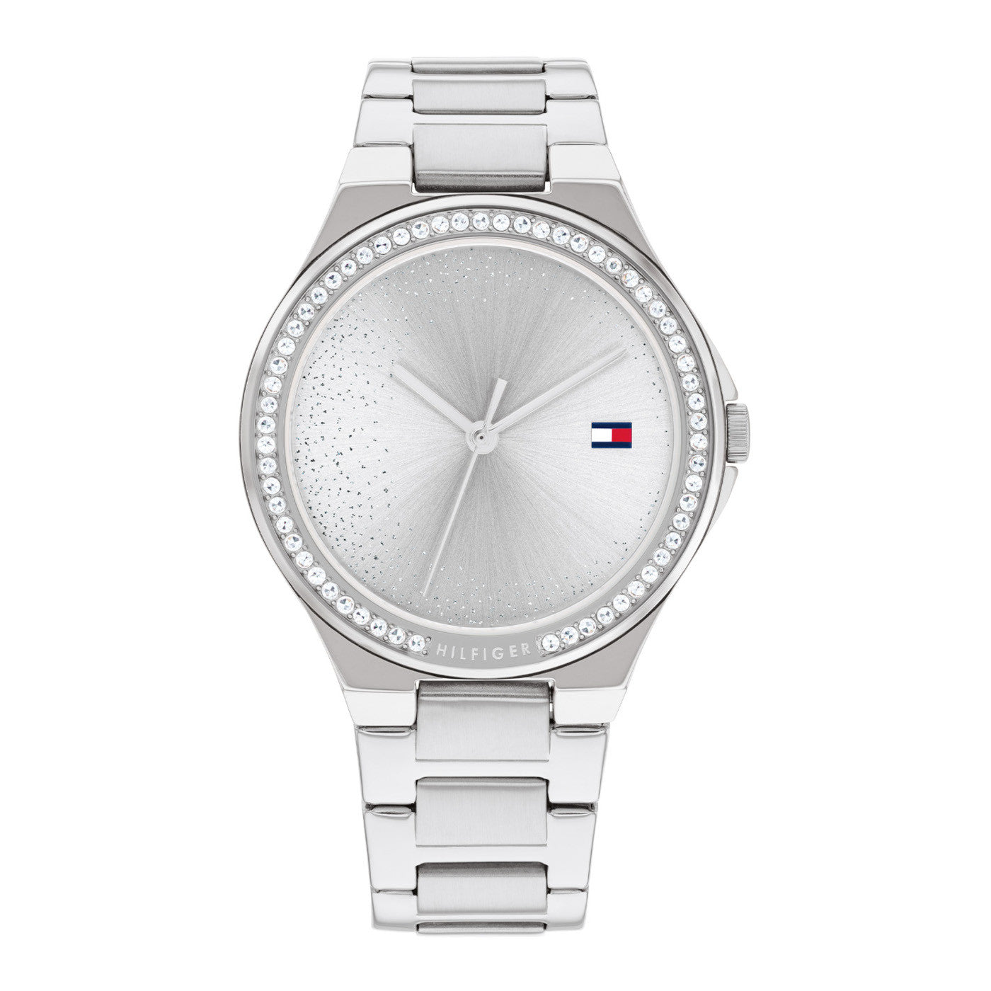 Reloj de pulsera Tommy Hilfiger Juliette para mujer de 36 mm, color plateado