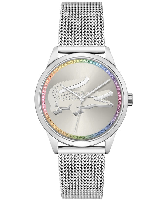 Reloj de pulsera de cuarzo para mujer Lacoste Ladycroc de 36 mm - Plateado