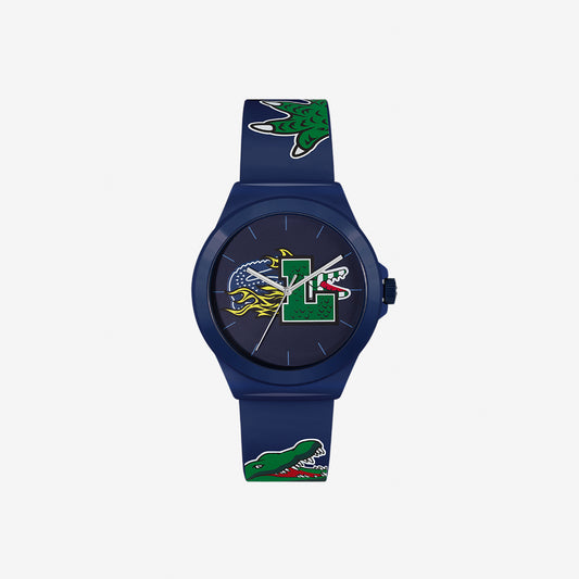 Lacoste Men’s 42mm Neocroc Quartz Strap Watch - Blue