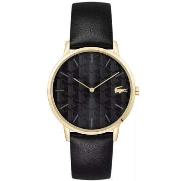 Reloj Lacoste Crocorigin para hombre con correa de 40 mm, color negro