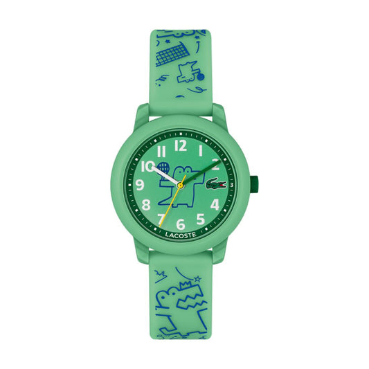 Lacoste 12.12 Unisex 32mm Kids Strap Watch - Green