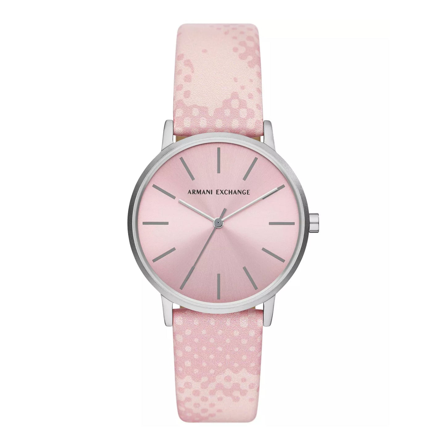 Armani Exchange Women's 36mm Three-Hand Strap Watch - Pink