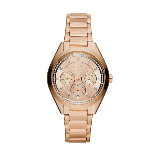 Armani Exchange Women's 38mm Quartz Bracelet Watch - Rose Gold