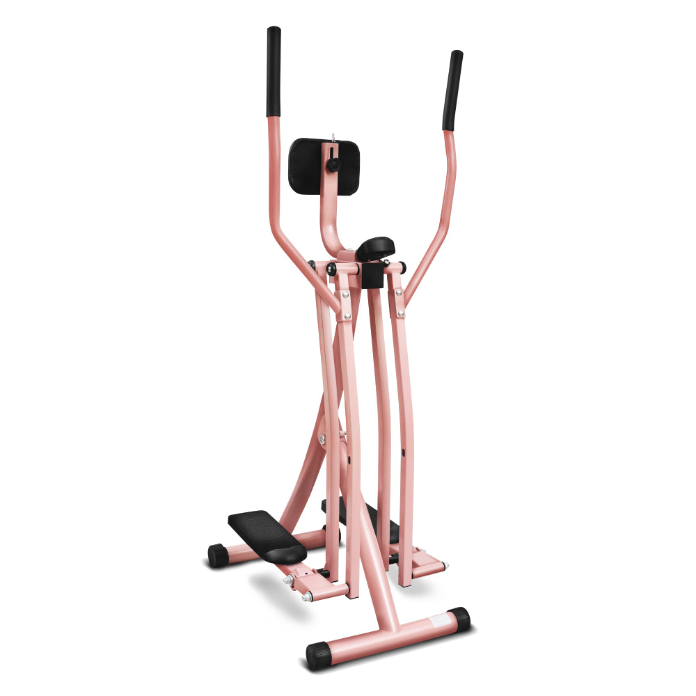 ?Sunny Health & Fitness Air Walk Trainer Glider Exercise Machine - Rose Gold