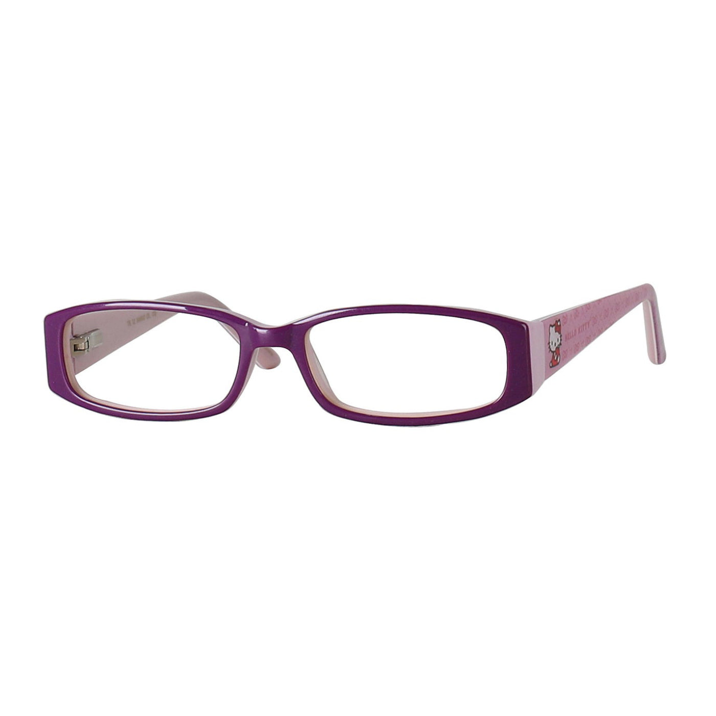 Gafas de sol rectangulares para mujer Hello Kitty, color uva