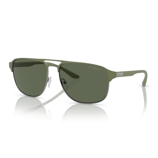 Gafas de sol de color liso estilo piloto EA2144 de Emporio Armani para hombre