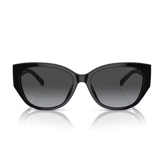 Coach Women's Rectangle Sunglasses, Gray Gradient