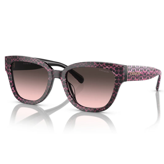 Coach Women's HC8379U57834 Butterfly Gradient Sunglasses