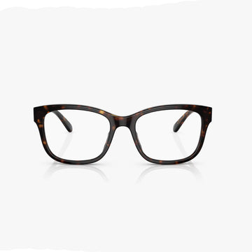 Coach Women's Square Eyeglasses, Dark Tortoise