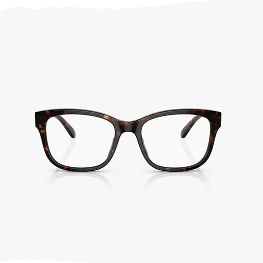 Coach Women's Square Eyeglasses, Dark Tortoise
