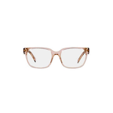 Prada Women's Rectangle Eyeglasses, Crystal Pink