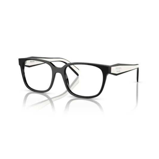 Gafas de sol rectangulares para mujer Prada, color negro
