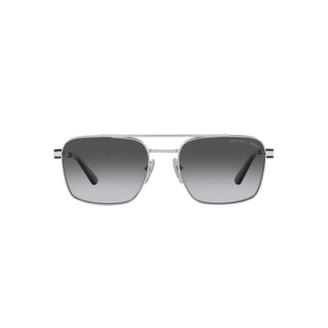 Prada Men's Aviator Sunglasses, Gray Gradient